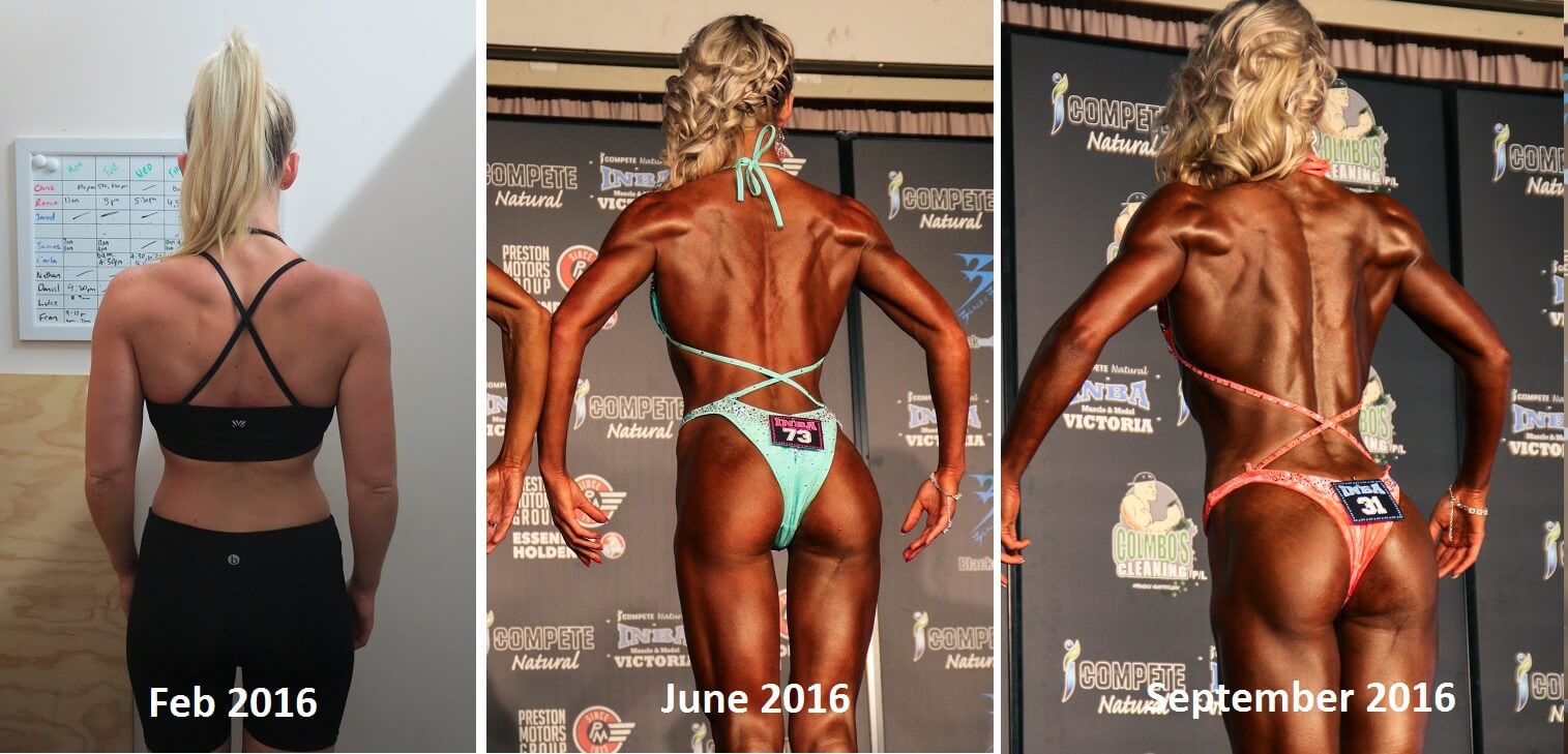 Figure INBA Transformation Before After Fitness Inspiration Comp Prep Coach