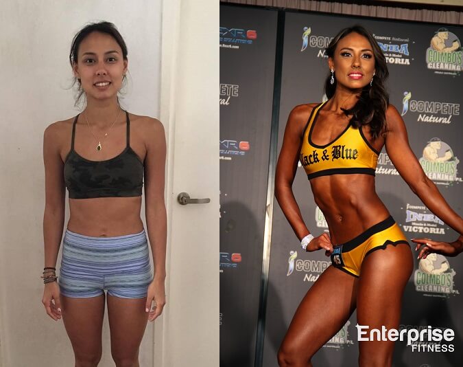 Transformation Before After Fitness Inspiration Comp Prep coach