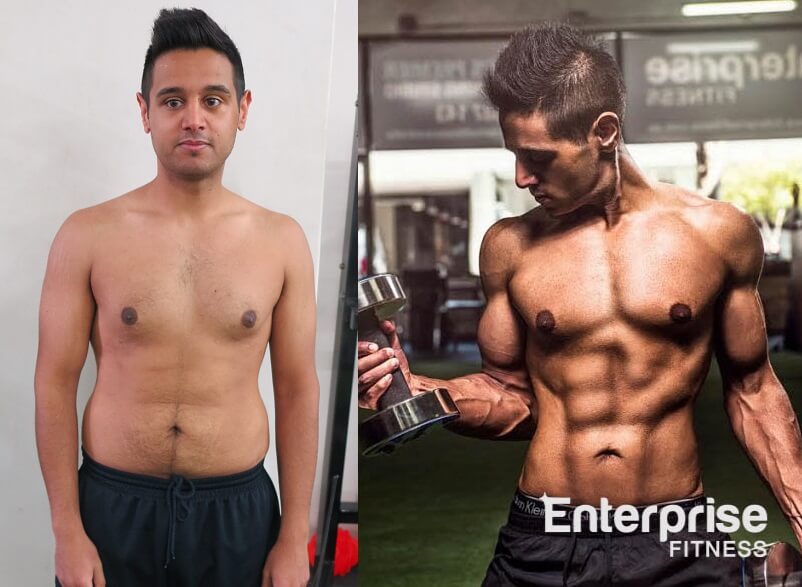 Enterprise FItness Before After Fitness Personal Trainer Melbourne